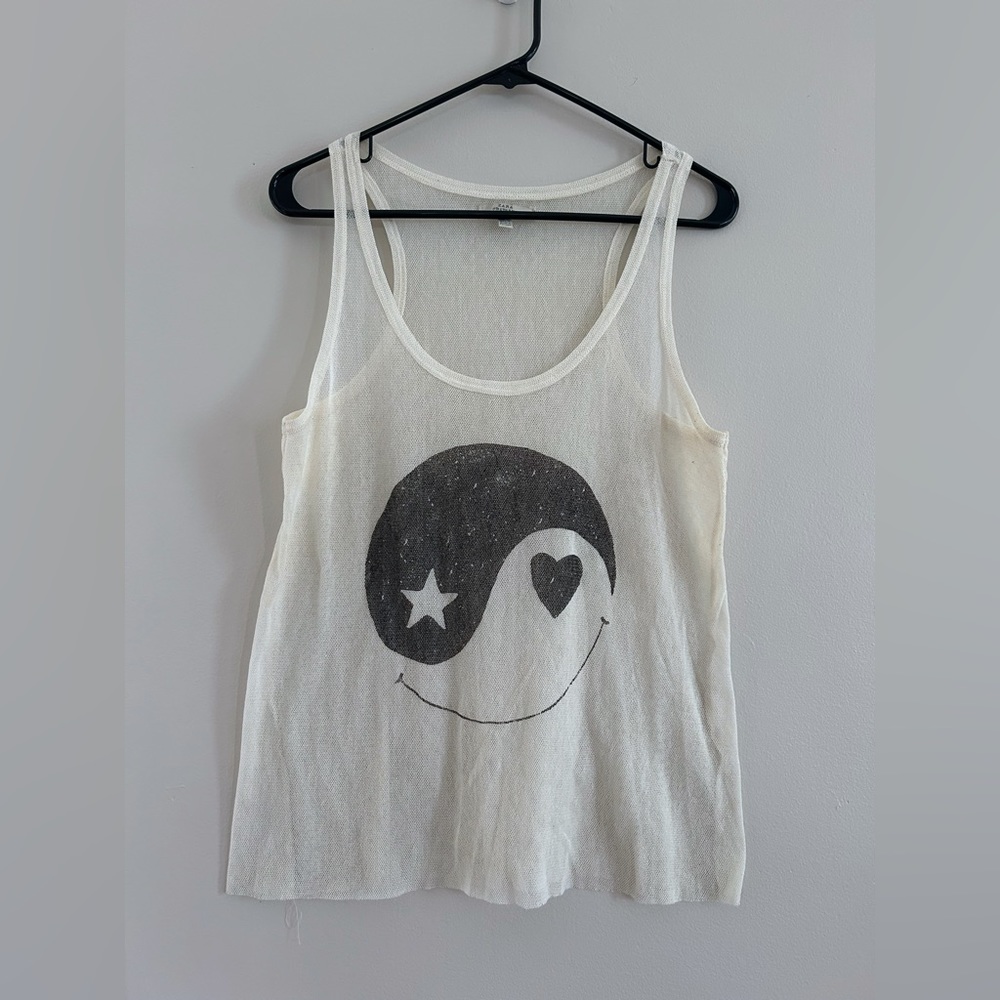 Zara Grunge Mesh Tank Top